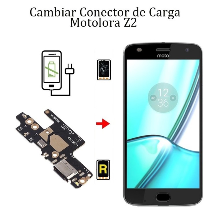 Cambiar Conector De Carga Motorola Z2