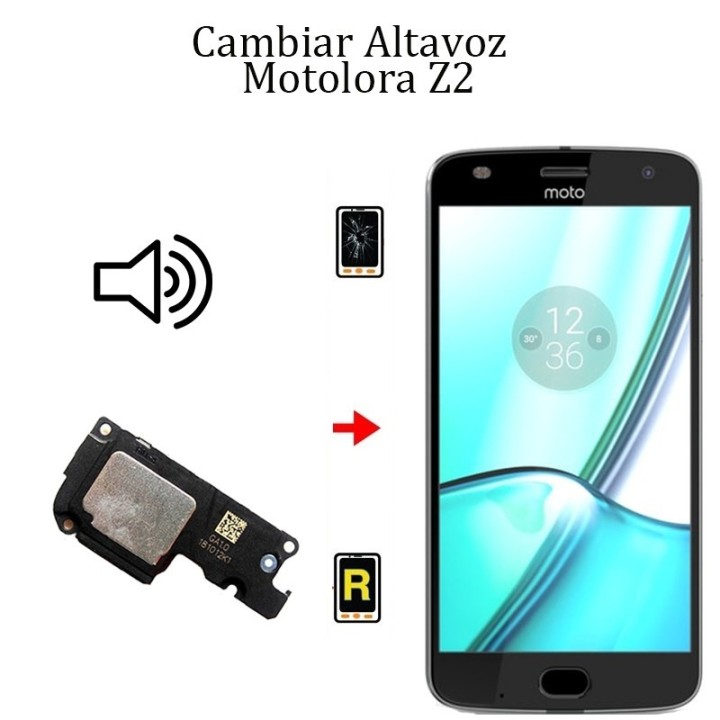Cambiar Altavoz De Música Motorola Z2