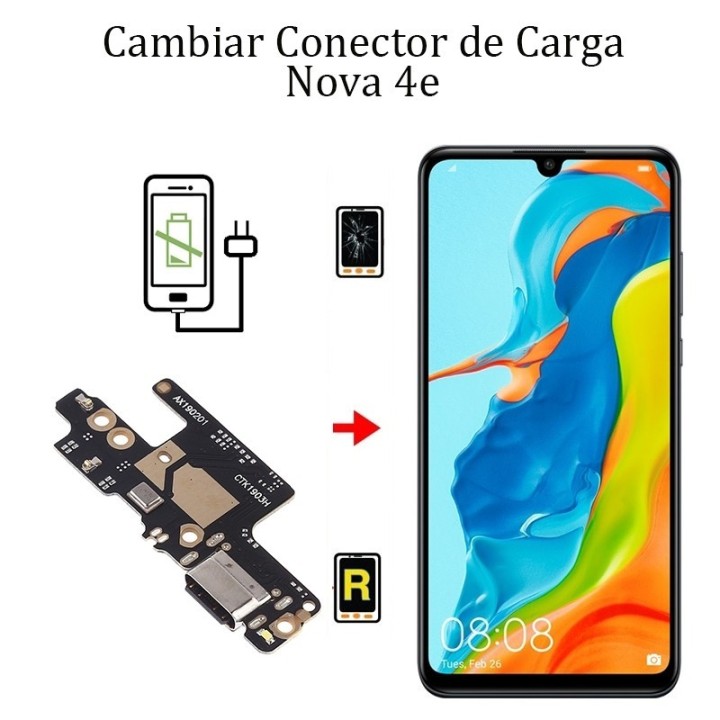 Cambiar Conector De Carga Huawei Nova 4E