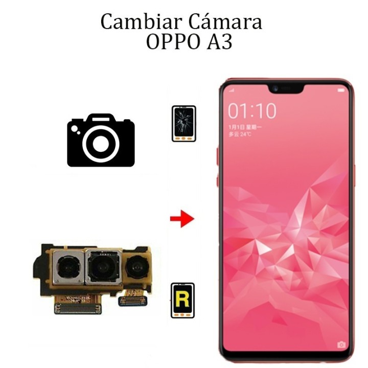 Cambiar Cámara Trasera OPPO A3