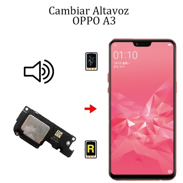 Cambiar Altavoz De Música OPPO A3