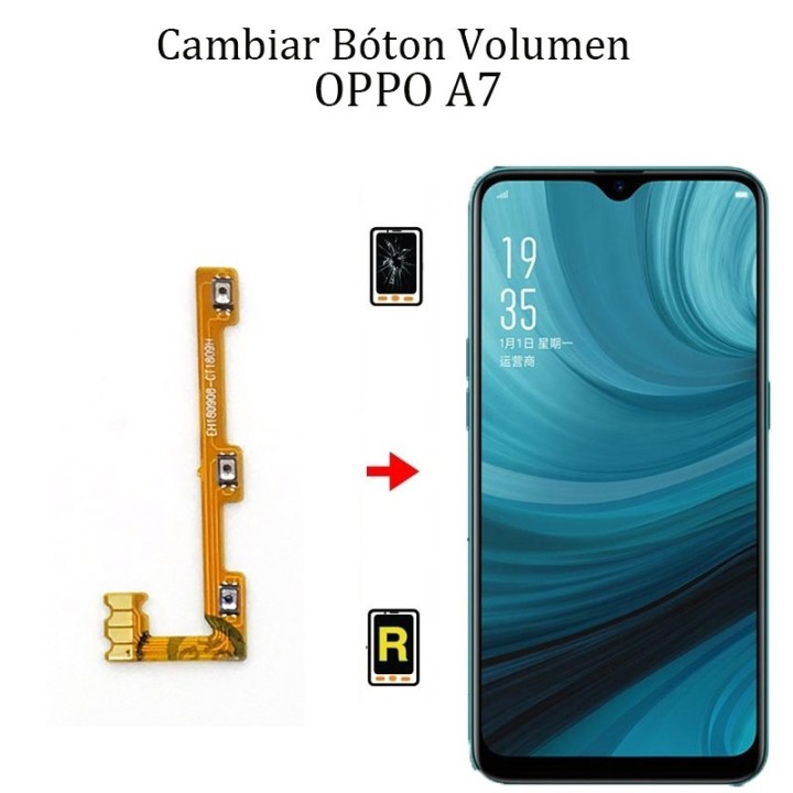 Cambiar Botón De Volumen OPPO A7