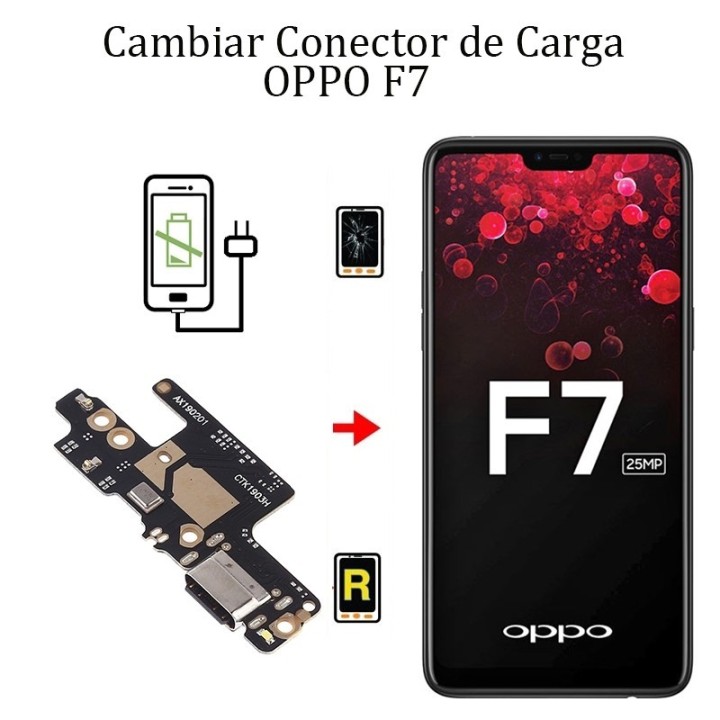 Cambiar Conector De Carga OPPO F7