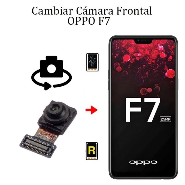 Cambiar Cámara Frontal OPPO F7