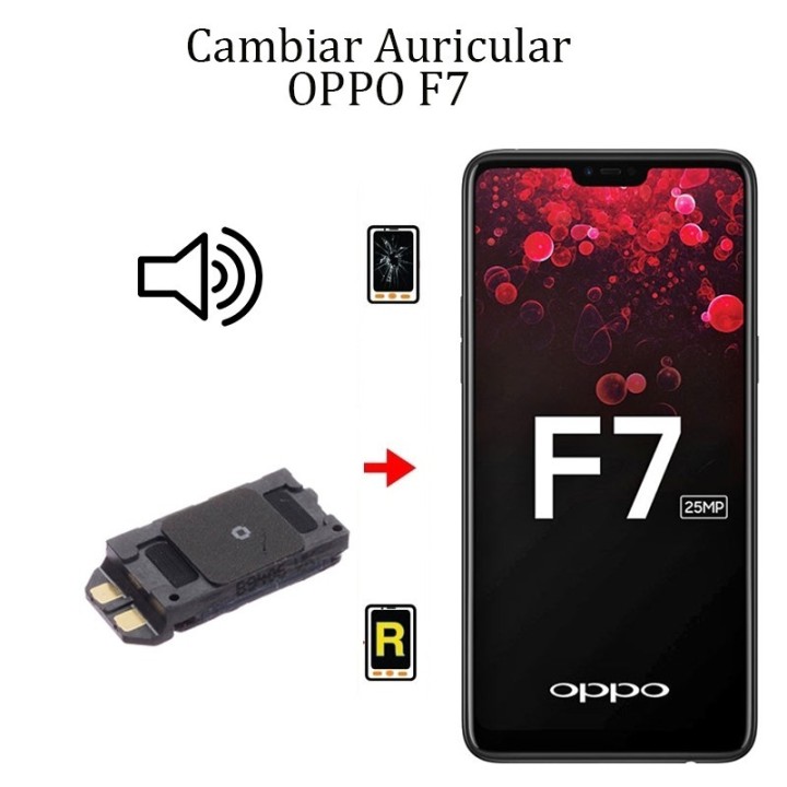 Cambiar Auricular De Llamada OPPO F7