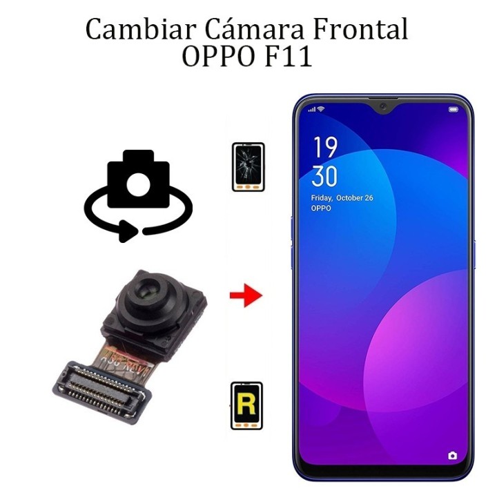 Cambiar Cámara Frontal OPPO F11