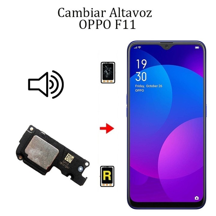 Cambiar Altavoz De Música OPPO F11