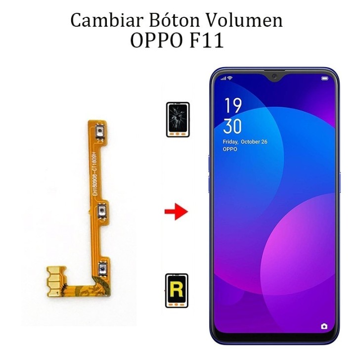Cambiar Botón De Volumen OPPO F11