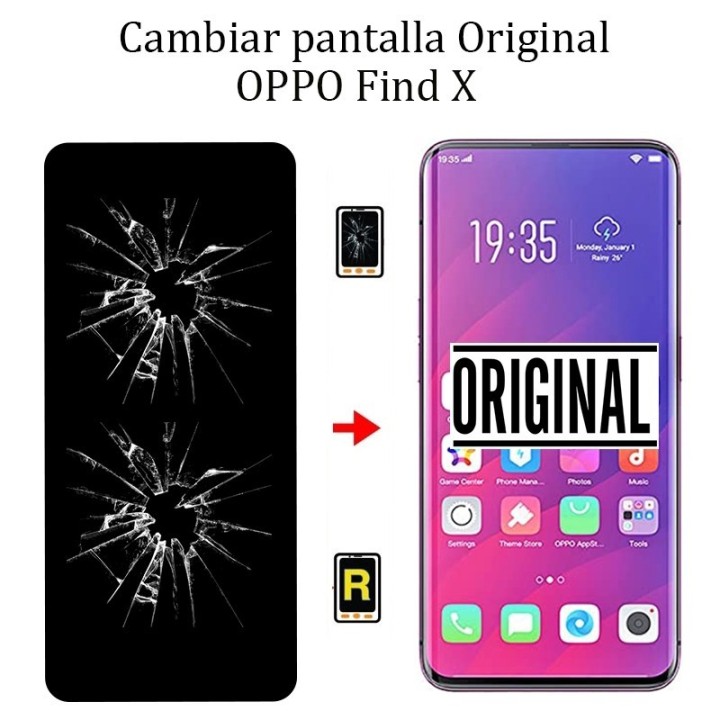 Cambiar Pantalla Original OPPO Find X