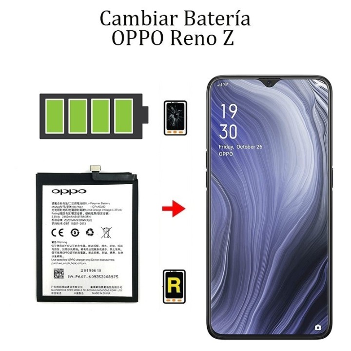 Cambiar Batería OPPO Reno Z