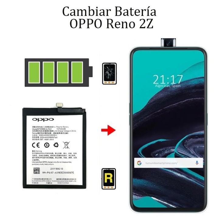 Cambiar Batería OPPO Reno 2Z