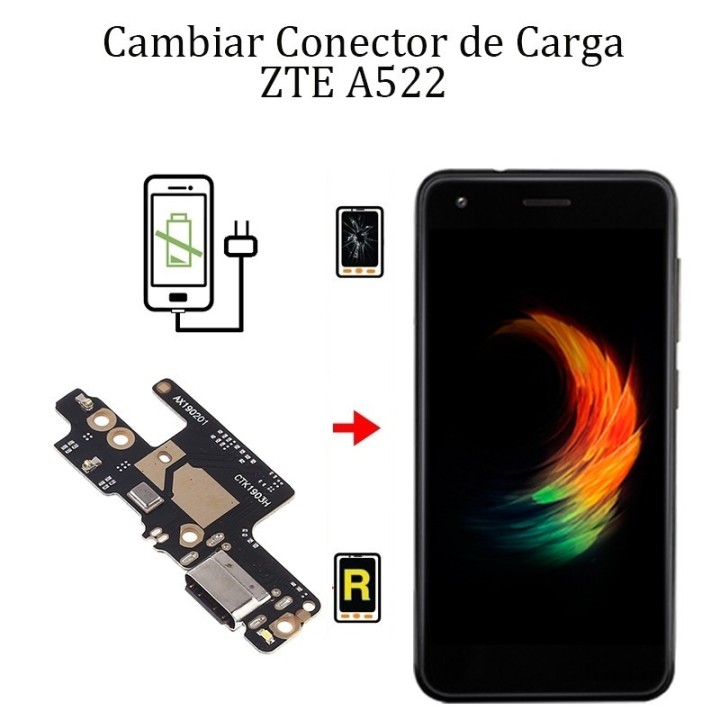 Cambiar Conector De Carga ZTE Blade A52