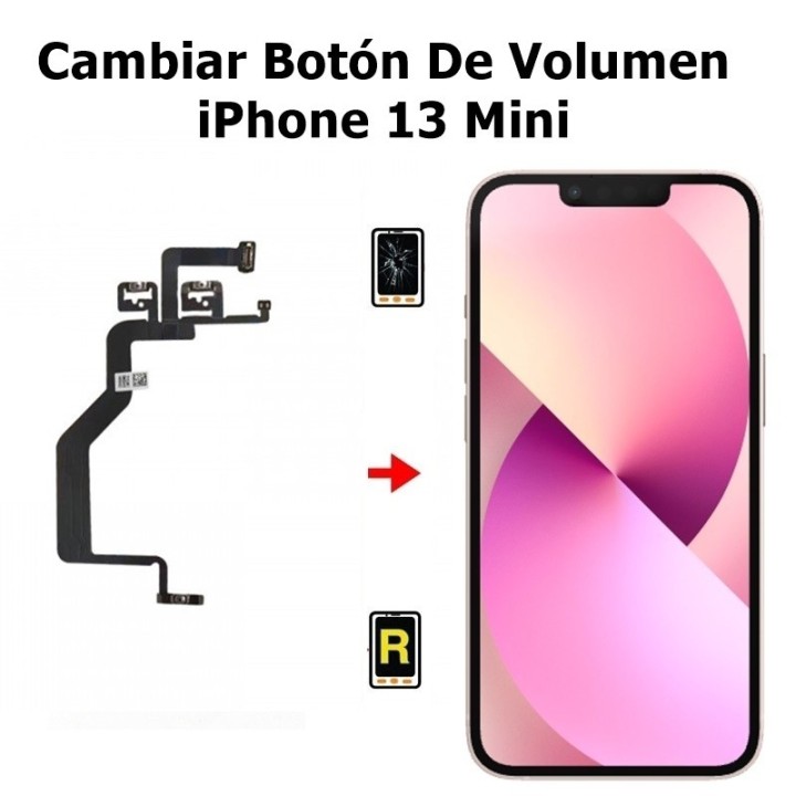 Cambiar Botón De Volumen iPhone 13 mini