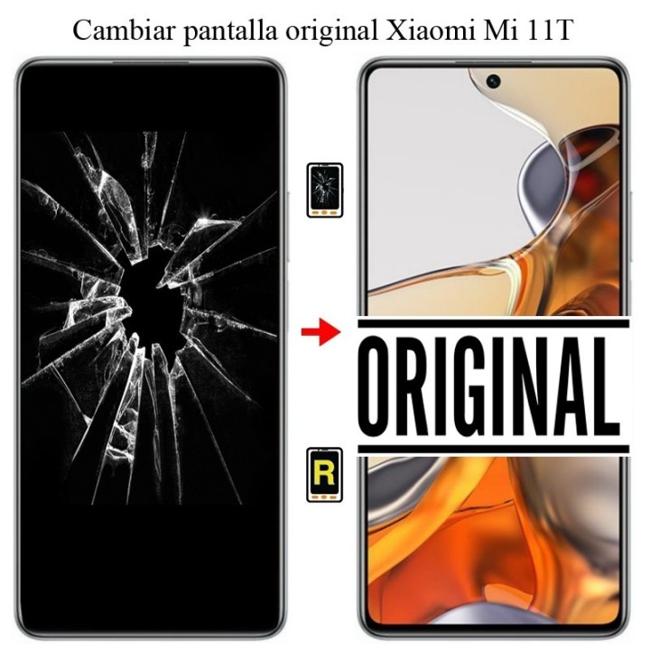 Cambiar Pantalla Xiaomi Mi 11T Original con Marco