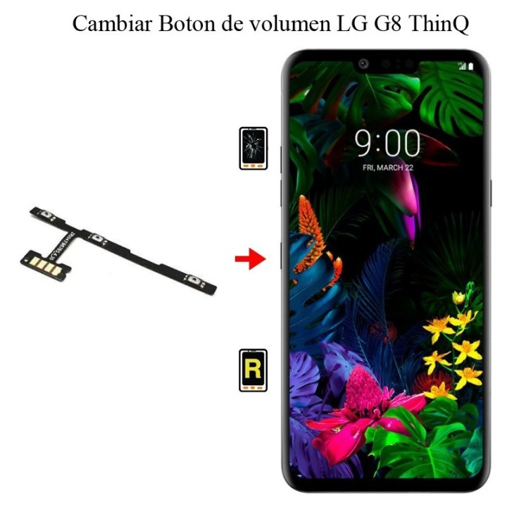Cambiar Botón De Volumen LG G8 Thinq