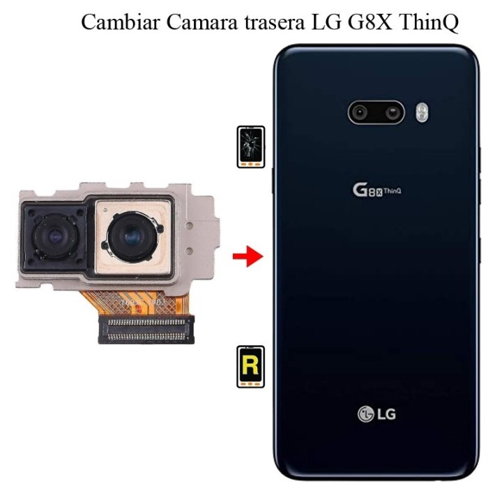 Cambiar Cámara Trasera LG G8X Thinq