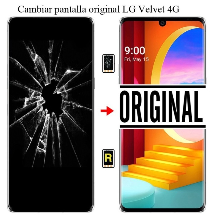 Cambiar Pantalla LG VELVET 4G Original