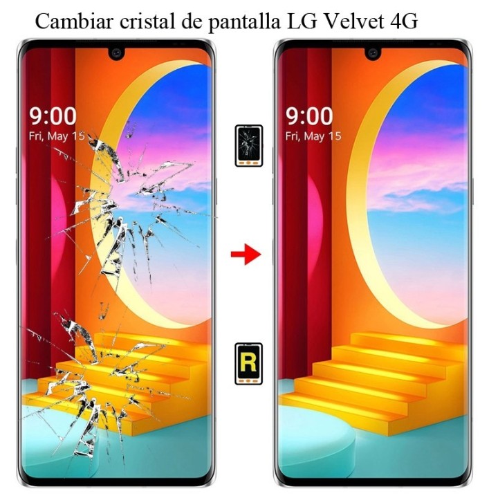 Cambiar Cristal De Pantalla LG VELVET 4G