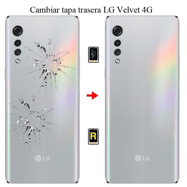 Cambiar Tapa Trasera LG VELVET 4G