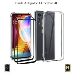 Funda Antigolpe Transparente LG VELVET 4G