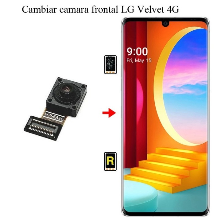 Cambiar Cámara Frontal LG VELVET 4G