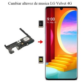 Cambiar Altavoz De Música LG VELVET 4G
