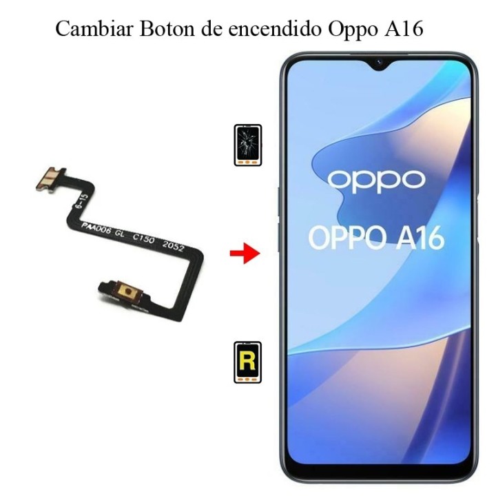 Cambiar Botón De Encendido OPPO A16