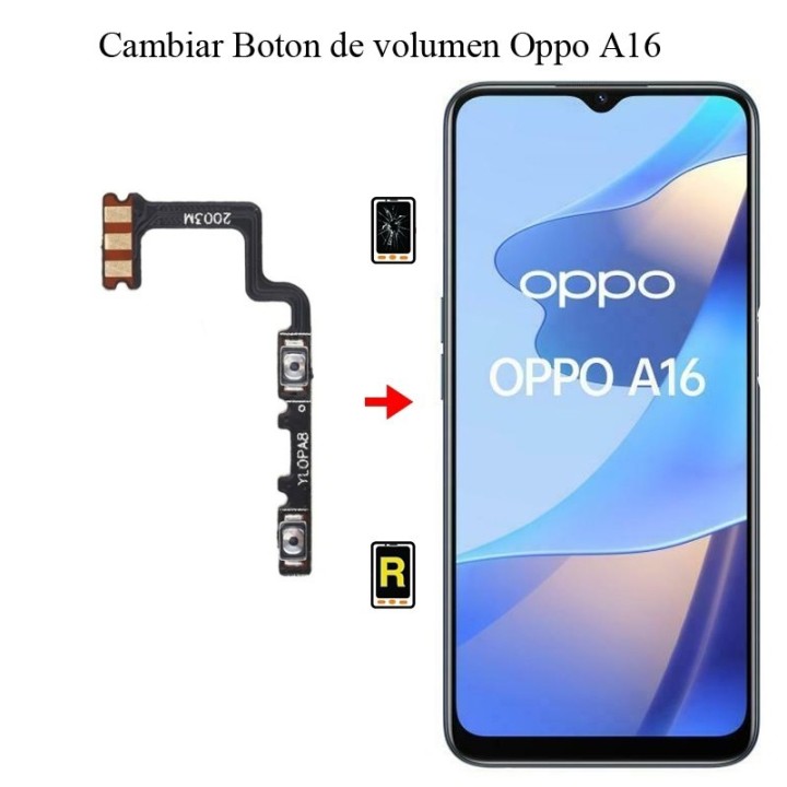 Cambiar Botón De Volumen OPPO A16