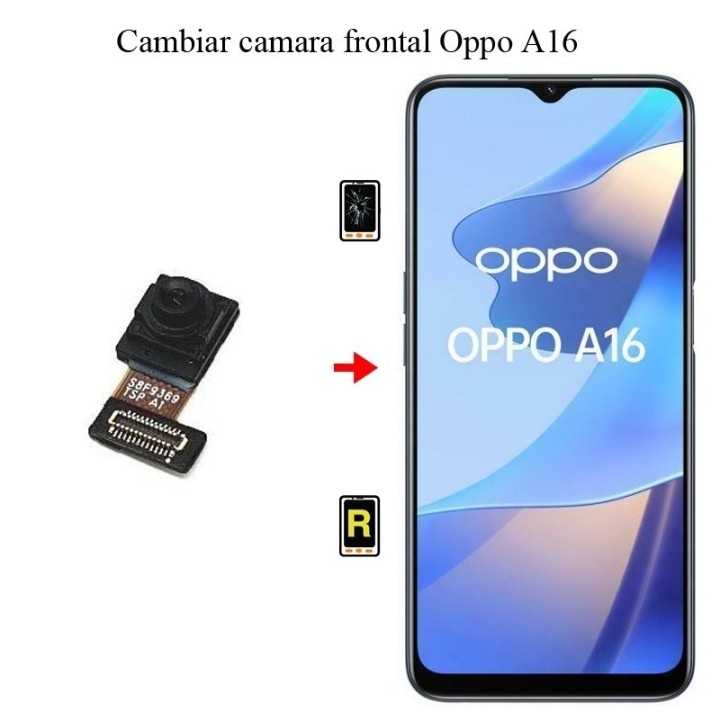 Cambiar Cámara Frontal OPPO A16