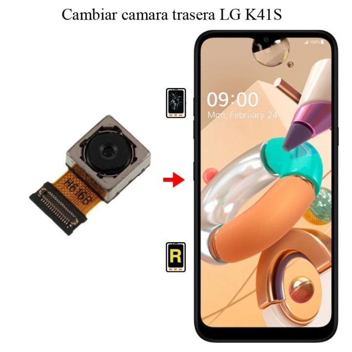 Cambiar Cámara Trasera LG K41S