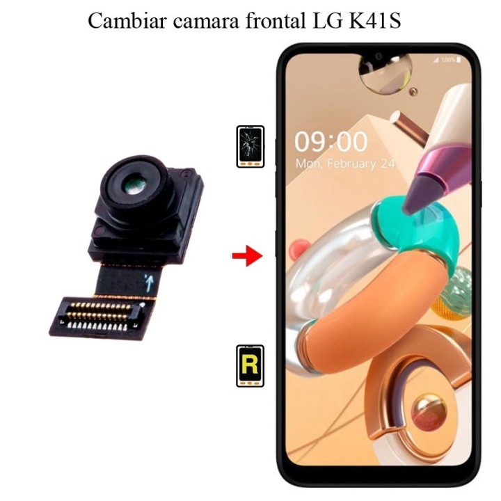 Cambiar Cámara Frontal LG K41S