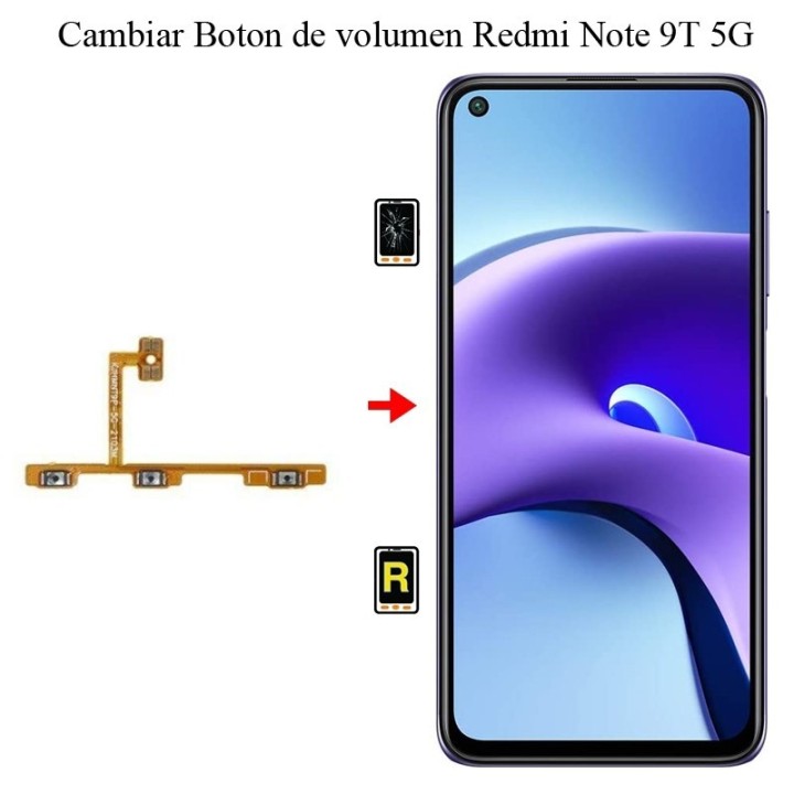 Cambiar Botón De Volumen Redmi Note 9T 5G
