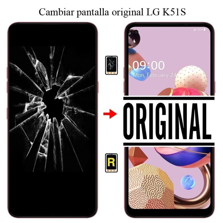 Cambiar Pantalla LG K51S Original
