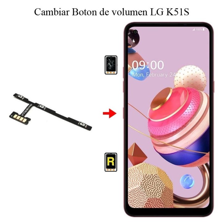 Cambiar Botón De Volumen LG K51S