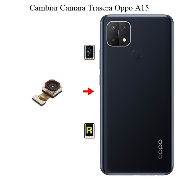 Cambiar Cámara Trasera OPPO A15