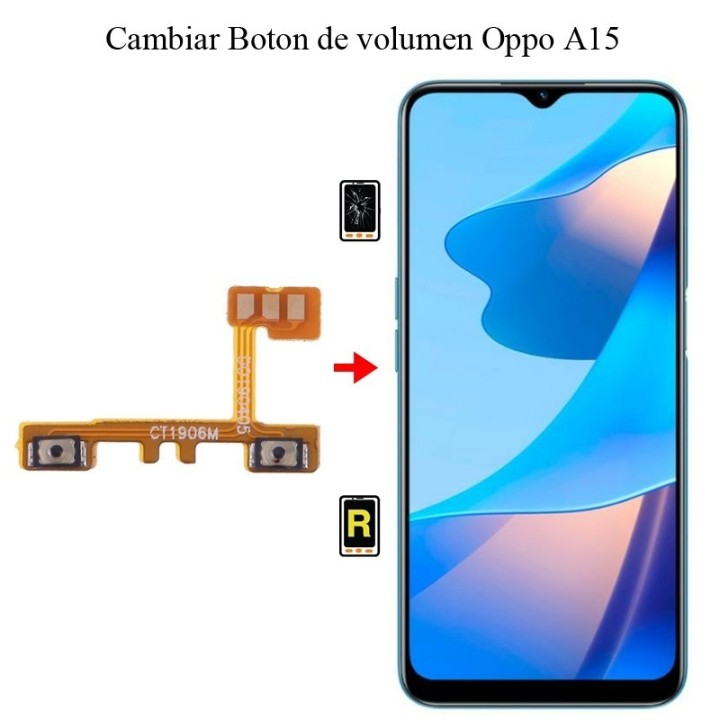 Cambiar Botón De Volumen OPPO A15