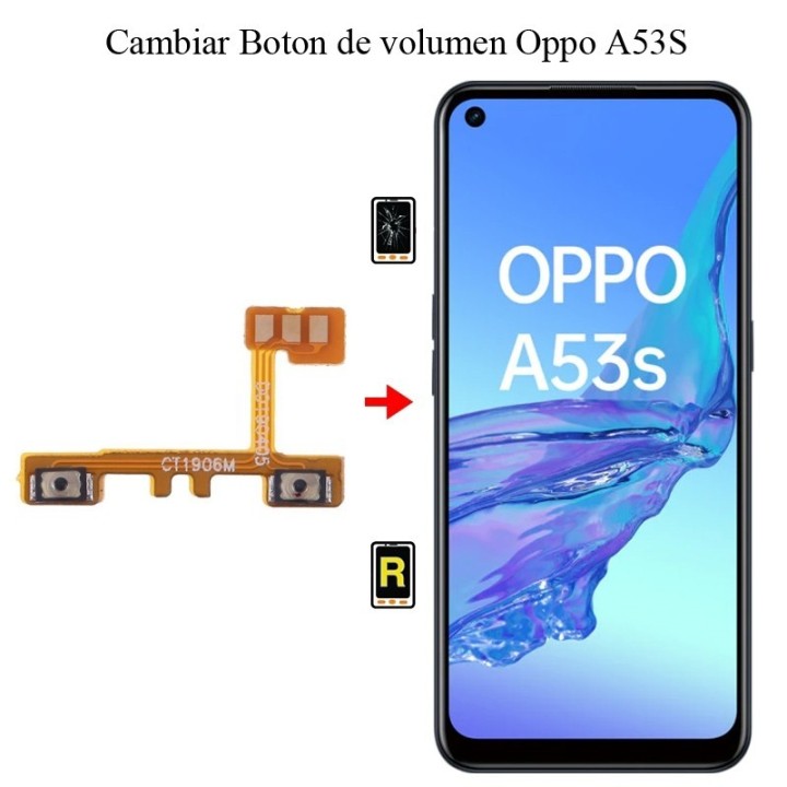 Cambiar Botón De Volumen OPPO A53s