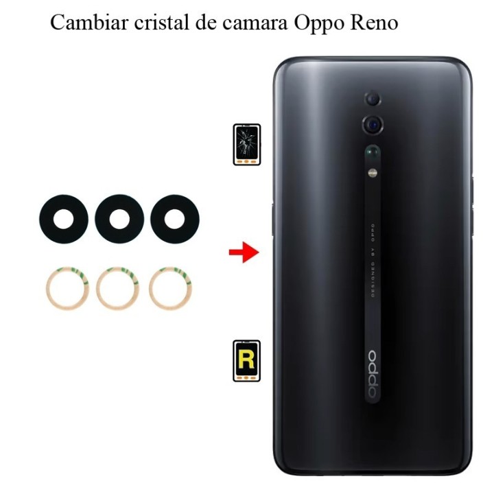 Cambiar Cristal Cámara Trasera OPPO Reno
