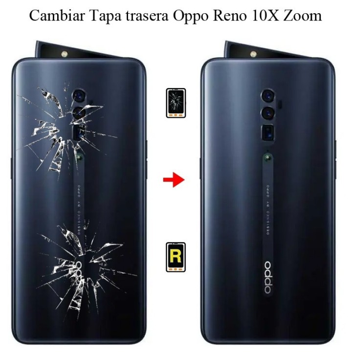 Cambiar Tapa Trasera OPPO Reno 10X Zoom