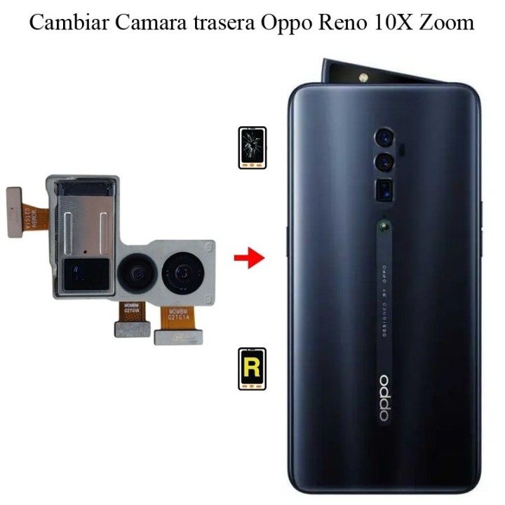 Cambiar Cámara Trasera OPPO Reno 10X Zoom