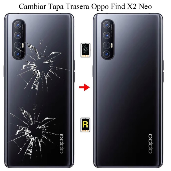 Cambiar Tapa Trasera Oppo Find X2 Neo