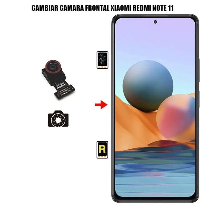 Cambiar Cámara Frontal Xiaomi Redmi Note 11