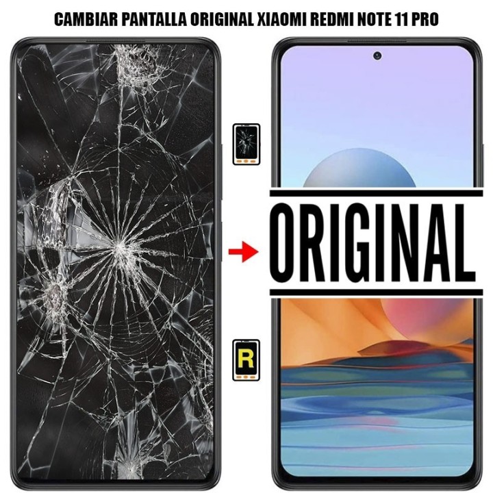Cambiar Pantalla Xiaomi Redmi Note 11 Pro 4G Original