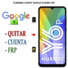 Eliminar Contraseña y Cuenta Google Huawei Y6P 2020