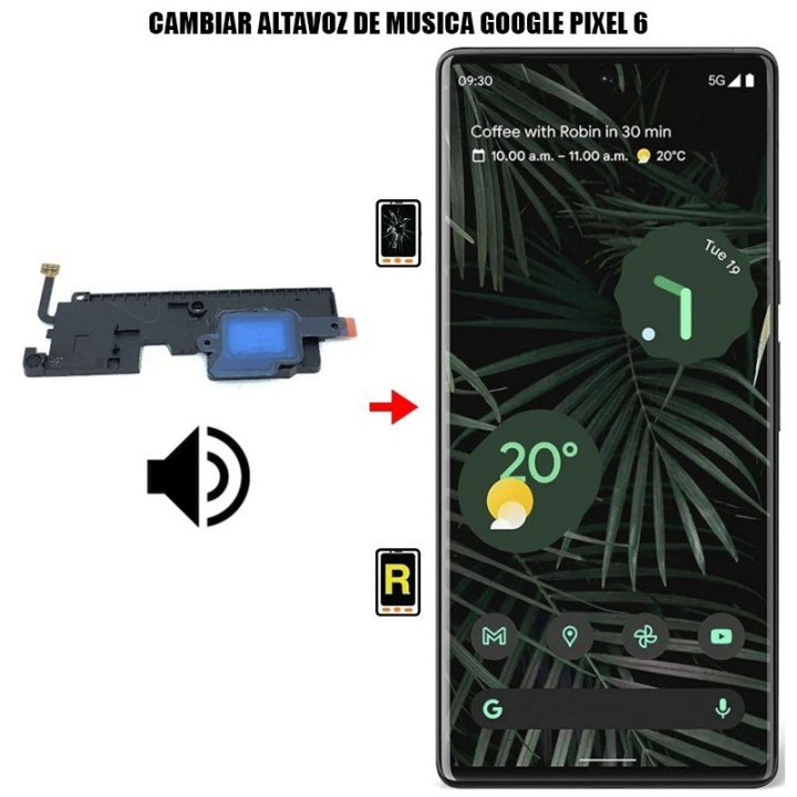 Cambiar Altavoz De Música Google Pixel 6