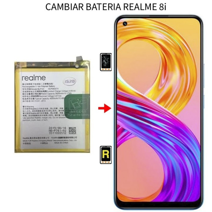 Cambiar Batería Realme 8i