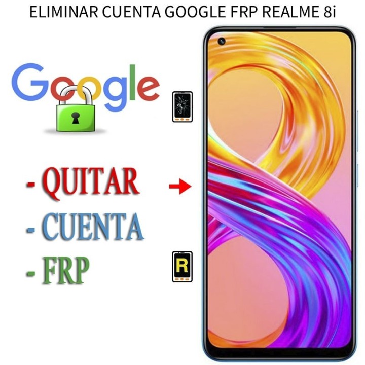 Eliminar Contraseña y Cuenta Google Realme 8i