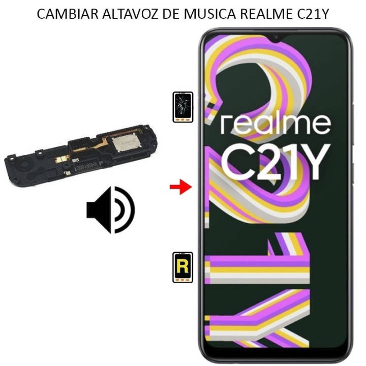 Cambiar Altavoz De Música Realme C21Y