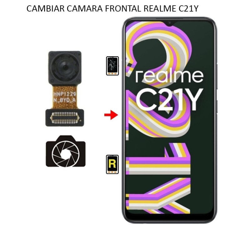 Cambiar Cámara Frontal Realme C21Y