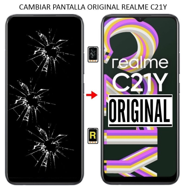 Cambiar Pantalla Realme C21Y Original